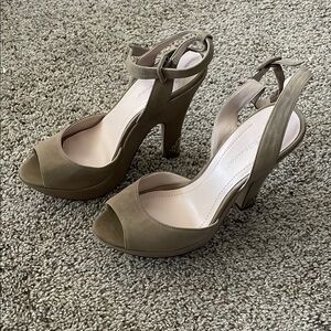 Sole Society Olive Peep-Toe Heels
